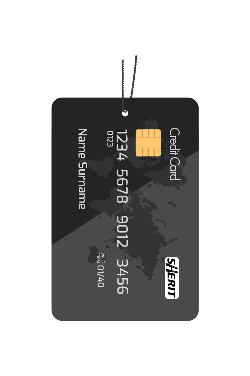 Sherit Oto Araba Kokusu Kredi Kartı Temalı