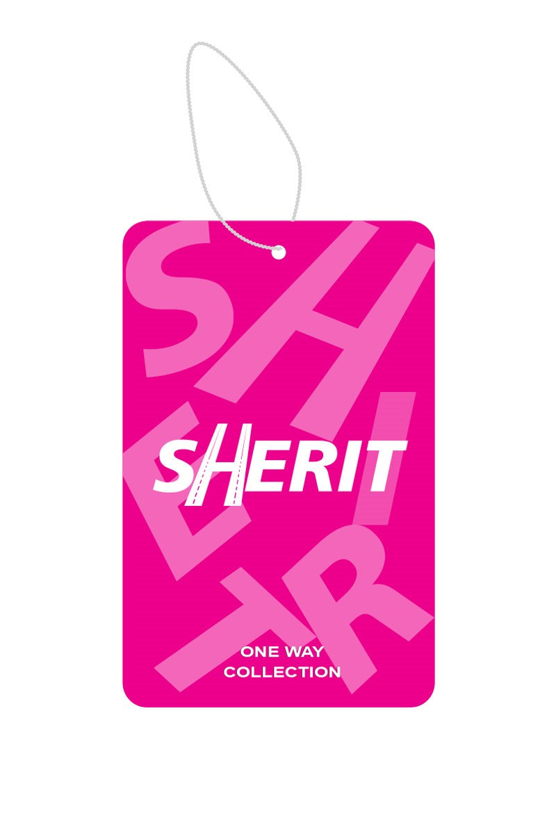 Sherit Araba Kokusu One Way Fuşya - Beyaz