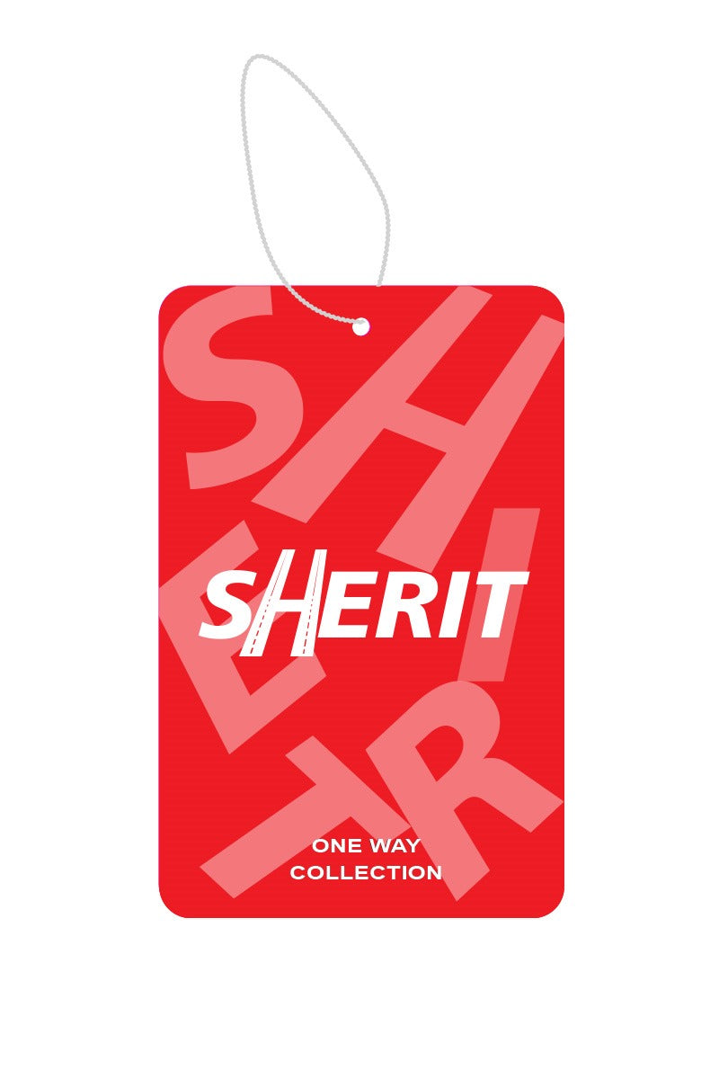 Sherit Araba Kokusu One Way Kırmızı - Beyaz